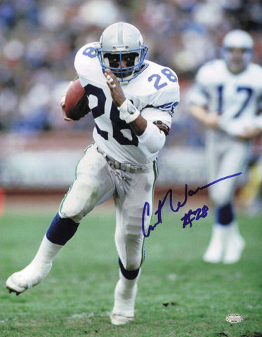 Curt Warner Autographed Signed 11x14 Photo Seattle Seahawks MCS Holo #64174