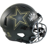 Dak Prescott Autographed/Signed Dallas Cowboys F/S 25 STS Helmet Beckett 56332