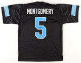 David Montgomery Signed Detroit Lions Black Jersey (Beckett) Ex-Iowa State R.B.
