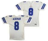 Cowboys Troy Aikman Authentic Signed White Wilson Authentic Jersey BAS #BU55012