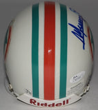 Mercury Morris Signed Dolphins Mini-Helmet (JSA COA) 1972 17-0 Super Bowl Champs