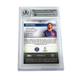 Bradley Barcola Signed 2023-24 Topps Stadium Club Chrome Members - BGS 10 Auto