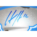 Hendon Hooker Autographed/Signed Detroit Lions Pro Helmet Beckett 42849
