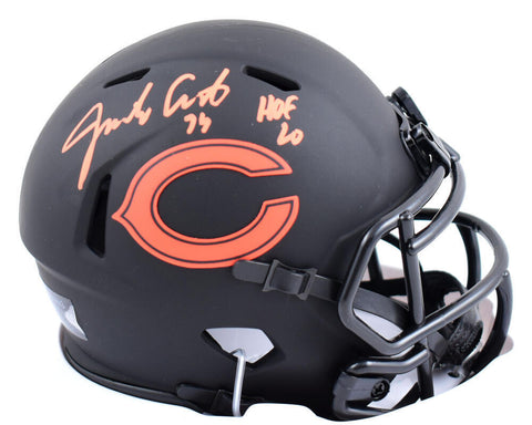 Jimbo Covert Autographed Chicago Bears Eclipse Speed Mini Helmet w/HOF - Prova