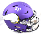 Justin Jefferson Autographed Vikings F/S Speed Flex Helmet - Beckett W Hologram