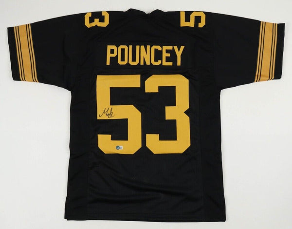Maurkice Pouncey Signed Steelers Jersey (Beckett) Pittsburgh 9xPro Bowl Center