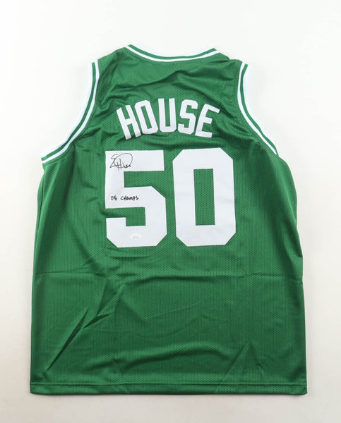 Eddie House "2008 Champs" Signed Boston Celtics Green Home Jersey (JSA COA)