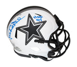 Randy White Autographed Dallas Cowboys Lunar Mini Helmet Beckett 40508