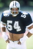 Randy White Signed Dallas Cowboys 35x43 Framed Jersey Inscr. "HOF 94" (JSA COA)