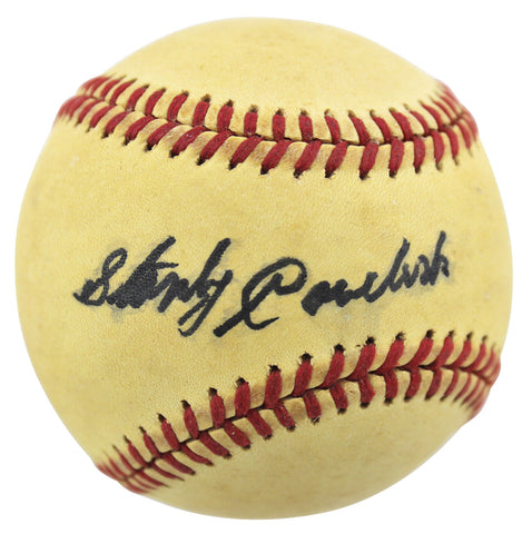Indians Stan Coveleski Authentic Signed Lee MacPhail Oal Baseball BAS #A78936