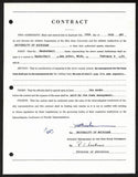 Fritz Crisler HOF Michigan Head Coach Signed/Auto Contract PSA BA199002