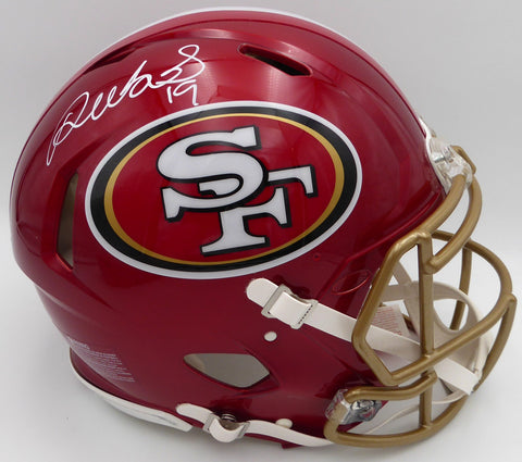 Deebo Samuel Autographed 49ers Flash Red Authentic Full Size Speed Helmet Fanati