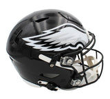 Saquon Barkley Signed Philadelphia Eagles Speed Flex Alternate Black NFL Helmet
