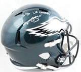 AJ Brown Autographed Eagles F/S Speed Helmet SB Champs - Beckett W Hologram