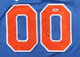 Jordan Clarkson Signed New York Knicks Jersey (PSA) 2019 Draft Pick / Mizzou
