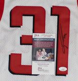 Jason Terry Signed Houston Rockets Jersey (JSA COA) Ex-Arizona Point Guard