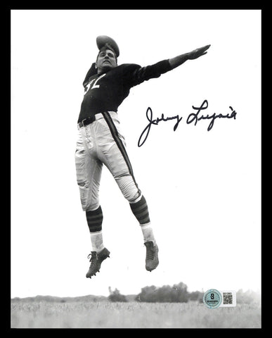 Johnny Lujack Autographed Signed 8x10 Photo Notre Dame Beckett QR #BS12863