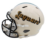 Travis Hunter Signed Jacksonville Jaguars Speed Full Size Retro NFL Helmet