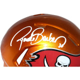 Ronde Barber Signed Tampa Bay Buccaneers Flash Mini Helmet Beckett 42353