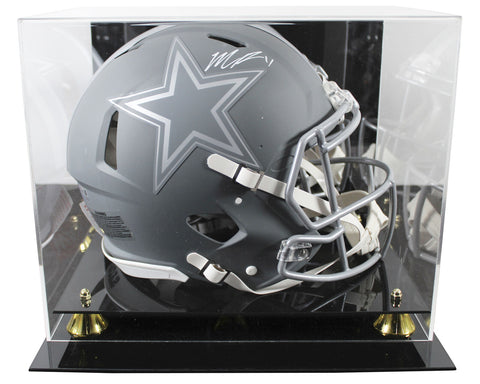 Cowboys Micah Parsons Signed Slate Full Size Speed Proline Helmet W/ Case Fan