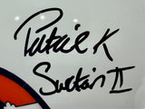 Patrick Surtain II Autographed & Inscribed Broncos Snowcapped Pro Helmet BAS COA