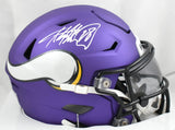 Adrian Peterson Autographed Vikings Mid-Size SpeedFlex Helmet - Beckett W Holo