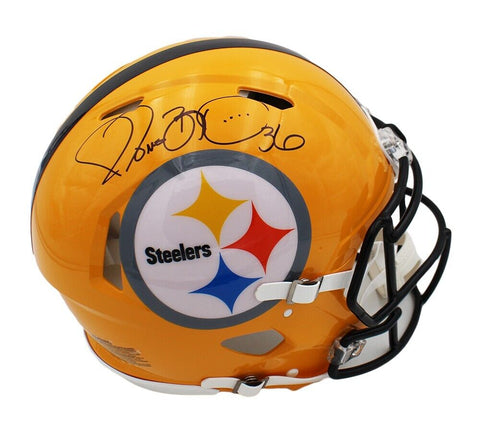 Jerome Bettis Signed Pittsburgh Steelers Speed Authentic Yellow NFL Helmet