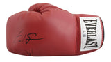 Errol Spence Jr. Signed Red Left Hand Everlast Boxing Glove w/ Case BAS Witness