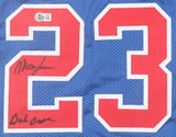 Mark Aguirre Signed Detroit Pistons Jersey Inscribed"Bad Boys"(Beckett) All Star