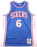Julius "Dr J" Erving Philadelphia 76ers Mitchell & Ness Authentic Jersey (JSA)