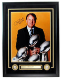 Chuck Noll HOF Autographed/Inscribed 16x20 Photo Steelers Framed Beckett 183614