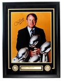 Chuck Noll HOF Autographed/Inscribed 16x20 Photo Steelers Framed Beckett 183614