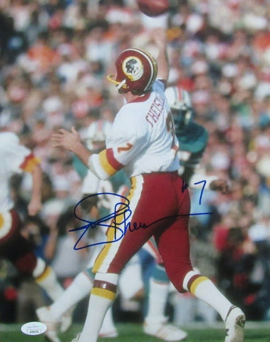 Joe Theisman Autographed 11x14 Photo Washington Redskins JSA