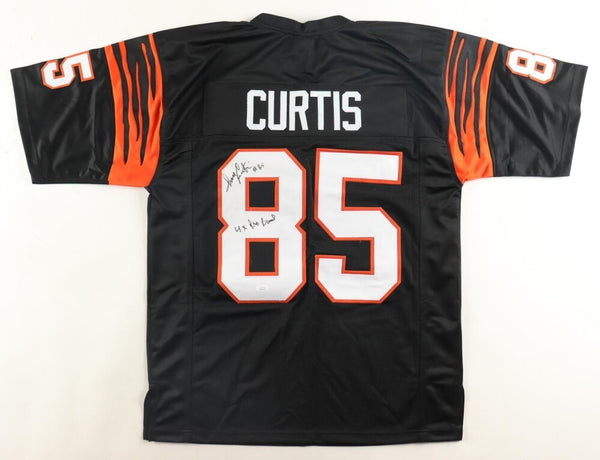 Isaac Curtis Signed Cincinnati Bengals Jersey (Inscribed "4x Pro Bowl"(JSA COA)