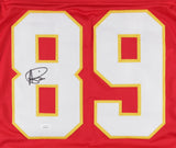 Andre Rison Signed Kansas City Chiefs Jersey (JSA QR) 5xPro Bowl Wide Receiver