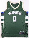 Damian Lillard Signed Milwaukee Bucks Nike Jersey (PSA) 7xNBA AllStar Guard