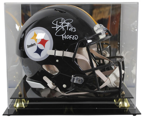 Steelers Troy Polamalu "HOF 20" Signed F/S Speed Proline Helmet w/ Case BAS Wit