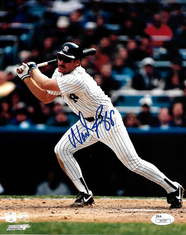 Wade Boggs Autographed New York Yankees 8x10 Photo JSA Authenticated