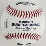 Bill Mazeroski "HOF 01" Signed OML Baseball (JSA COA) Pittsburgh Pirate HOF 2001