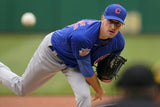 Kyle Hendricks Signed Chicago Cubs Blue Jersey (JSA COA) 2016 W.S Game 7 Starter