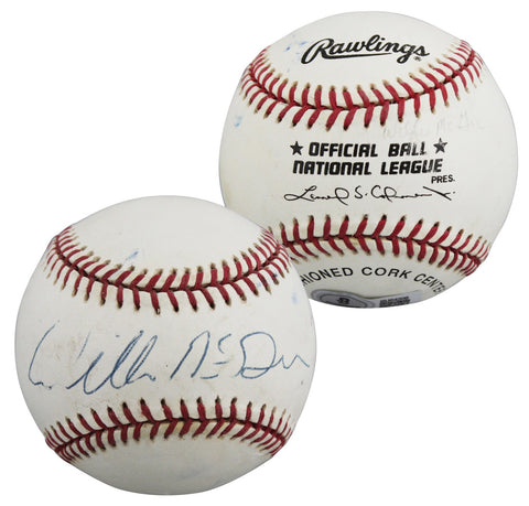 Cardinals Willie McGee Authentic Signed Coleman ONL Baseball BAS #BU64209