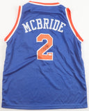"Deuce" McBride Signed New York Knicks Blue Jersey (JSA) 2021 NBA Draft Pick