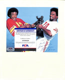 Billy Sims/Charles White Dual-Signed/Auto/Insc 8x10 Heisman Photo PSA/DNA 185178