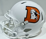 Patrick Surtain II Autographed & Inscribed Broncos Snowcapped Pro Helmet BAS COA