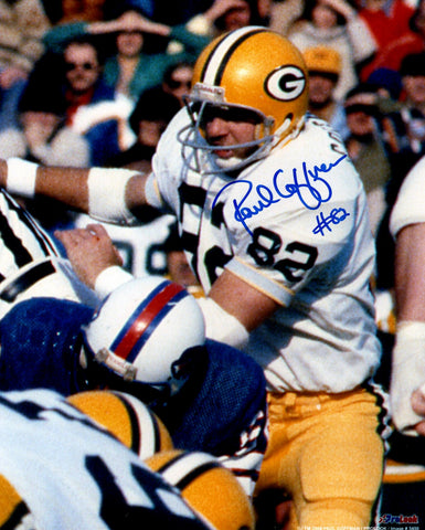 GB Packers Tight End PAUL COFFMAN Signed 8x10 Photo #10 AUTO - 3 x Pro Bowl