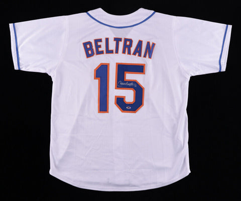 Carlos Beltran Signed New York Mets Jersey (RSA) 9xAll Star Outfielder