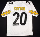 Cameron Sutton Signed Pittsburgh Steelers Jersey (JSA COA) 2017 3rd Round Pck DB