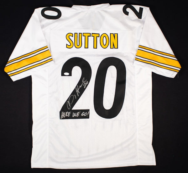 Cameron Sutton Signed Pittsburgh Steelers Jersey (JSA COA) 2017 3rd Round Pck DB
