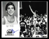 Wally Walker Autographed Signed 8x10 Photo Seattle Supersonics MCS Holo #87327