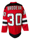 Martin Brodeur New Jersey Signed Red Hockey Jersey JSA